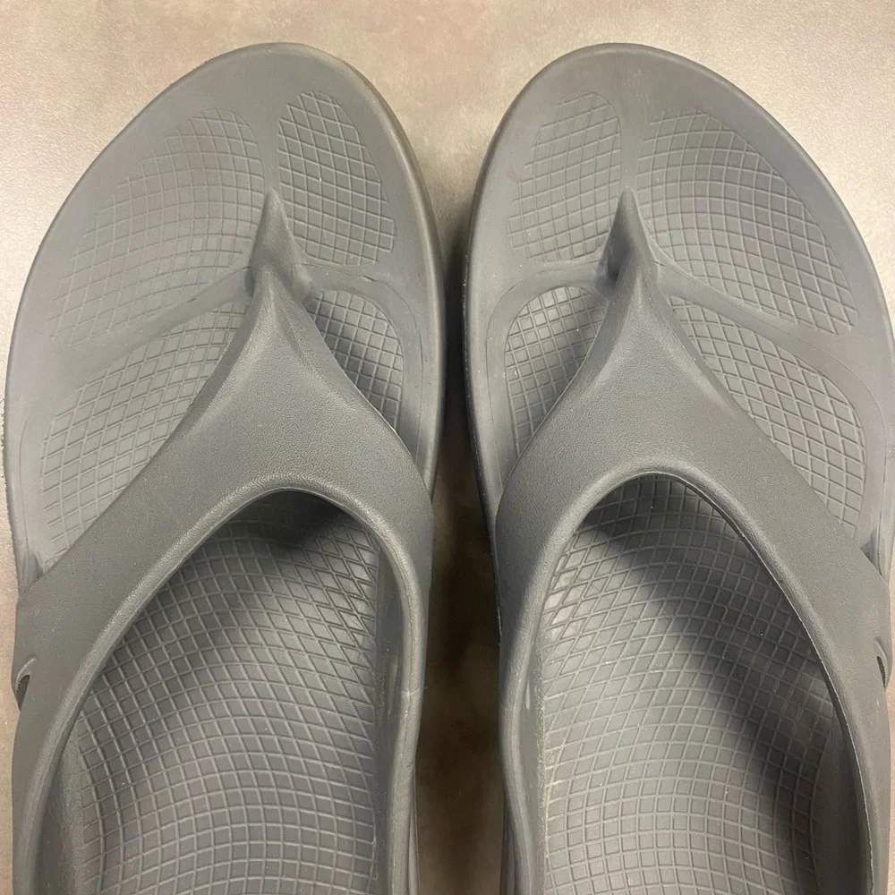 OOFOS MEN'S OORIGINAL SANDAL - SLATE Size M14/W16